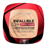 L'Oreal Paris Infallible Up to 24H Fresh Wear Foundation in a Powder- 180 Linen